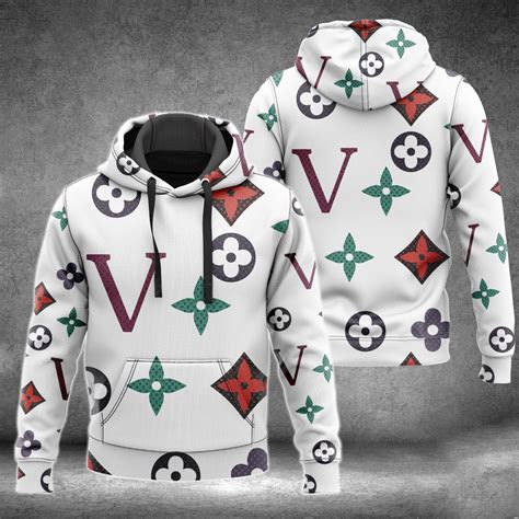 louis vuitton white hoodie